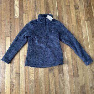 Patagonia Women's Los Gatos 1/4-Zip Fleece Sweatshirt Feather Gray Size S